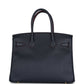 Birkin 30 Bleu Indigo and Rouge H Contour Epsom Gold Hardware