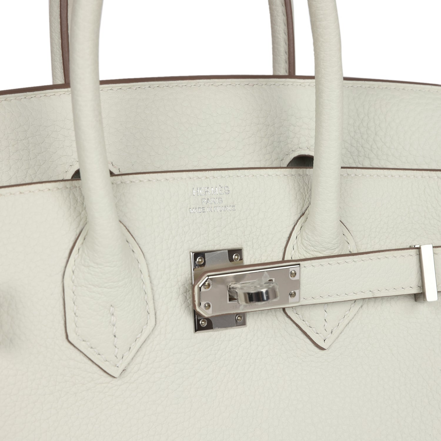 Birkin 25 Mushroom Togo Palladium Hardware