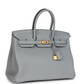 Birkin 35 Bleu Glacier Togo Gold Hardware