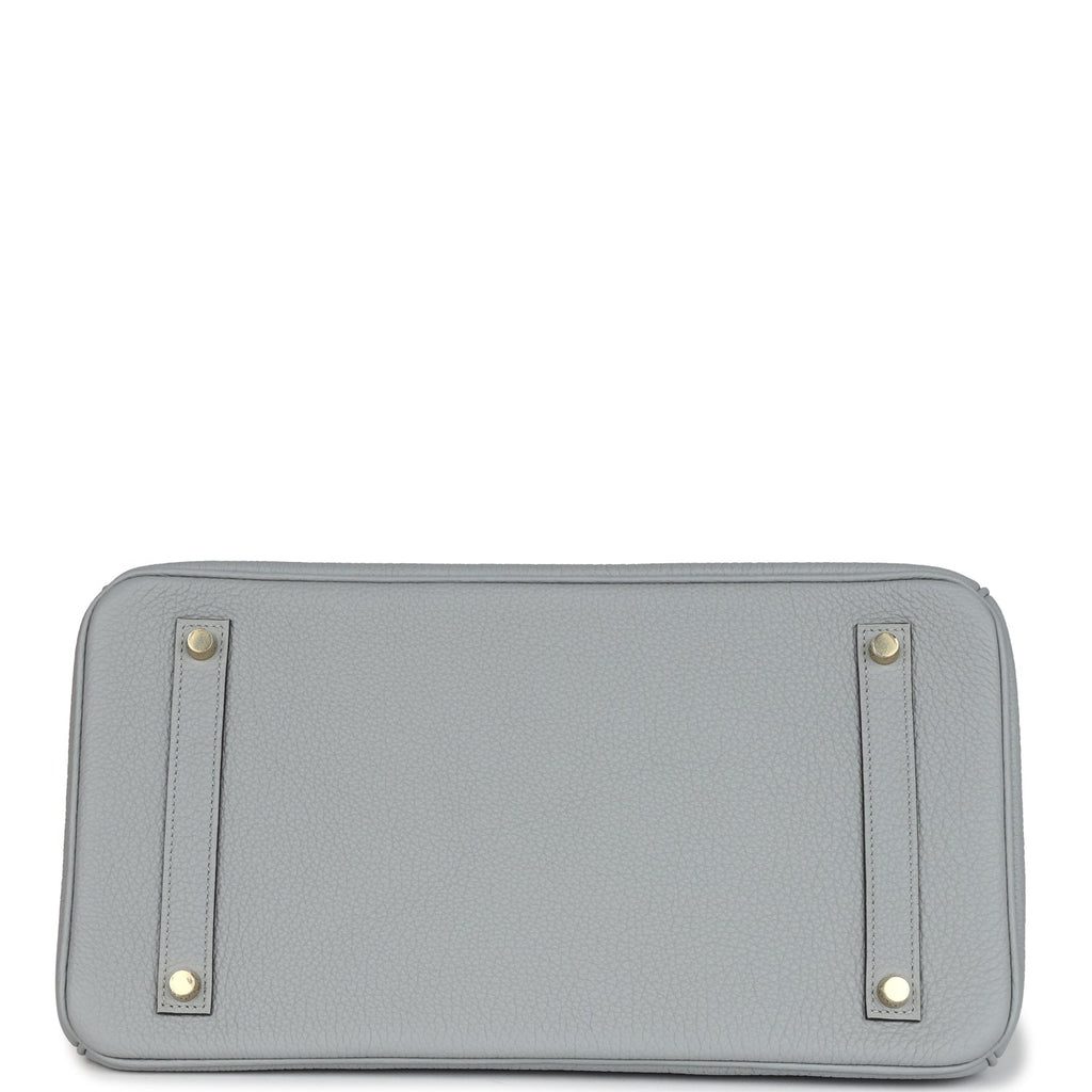 Birkin 35 Bleu Glacier Togo Gold Hardware