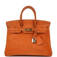 Birkin 25 Orange Doblis Gold Hardware