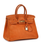Birkin 25 Orange Doblis Gold Hardware