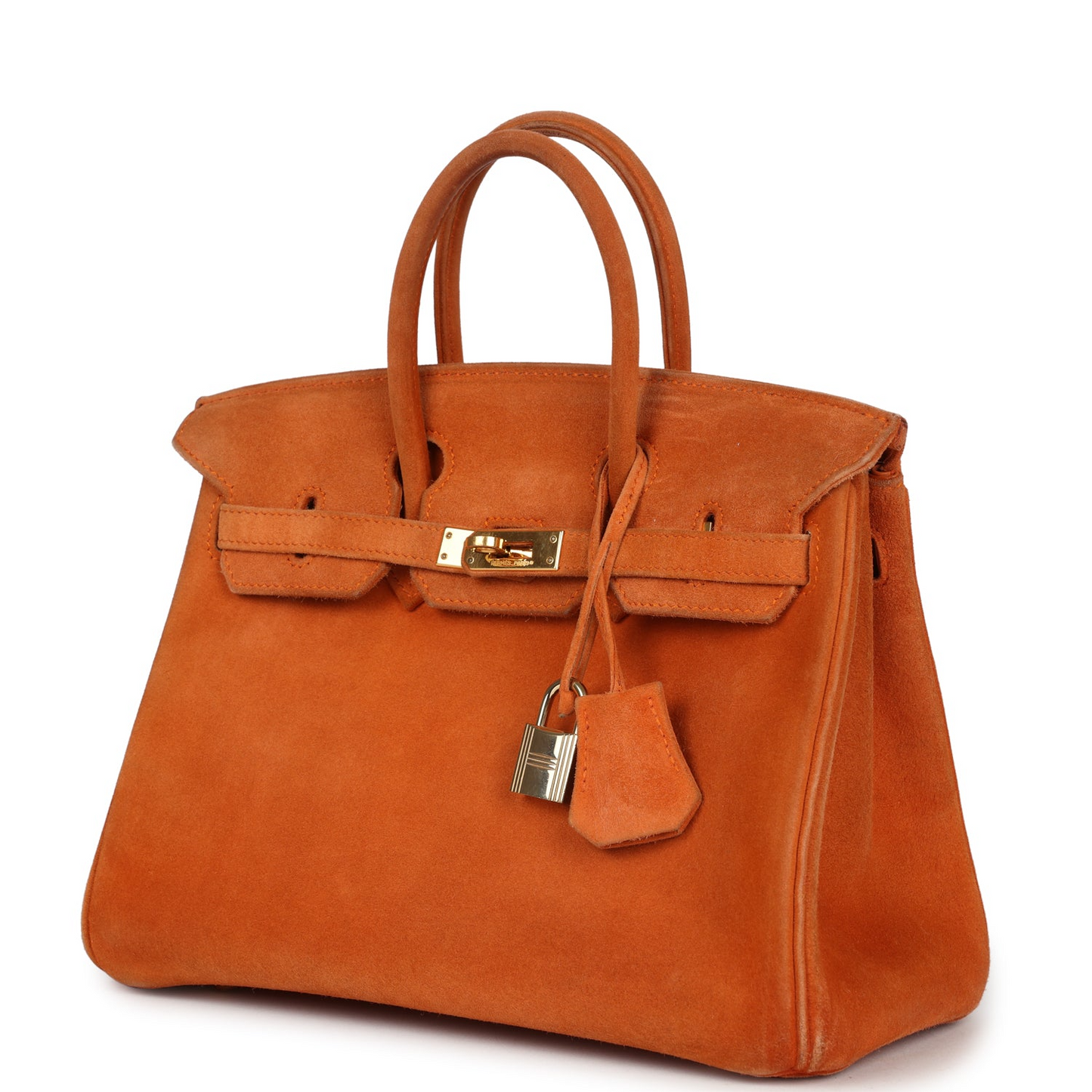 Birkin 25 Orange Doblis Gold Hardware