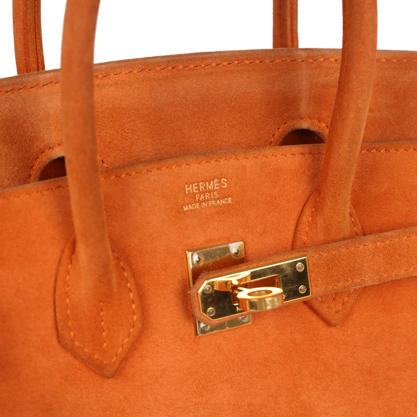 Birkin 25 Orange Doblis Gold Hardware