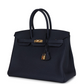 Birkin 35 Bleu Nuit Togo Gold Hardware