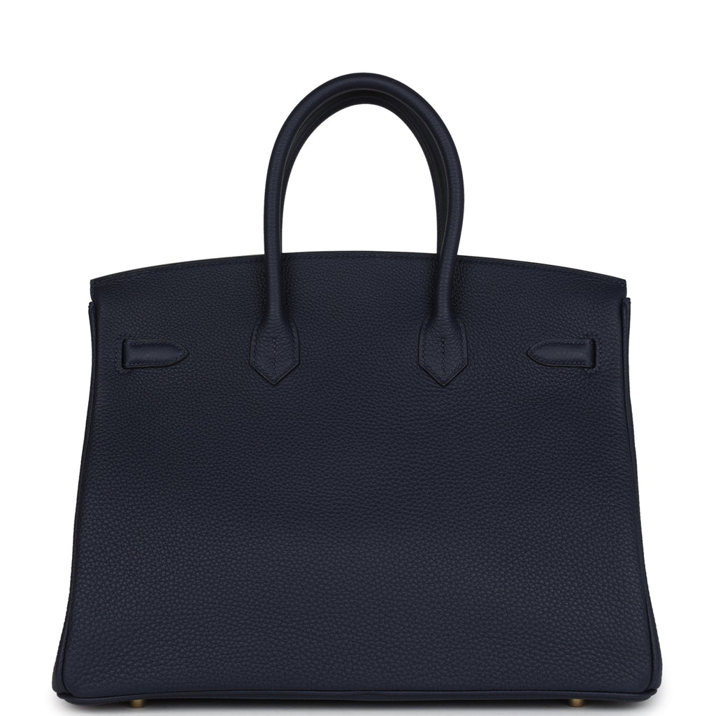 Birkin 35 Bleu Nuit Togo Gold Hardware
