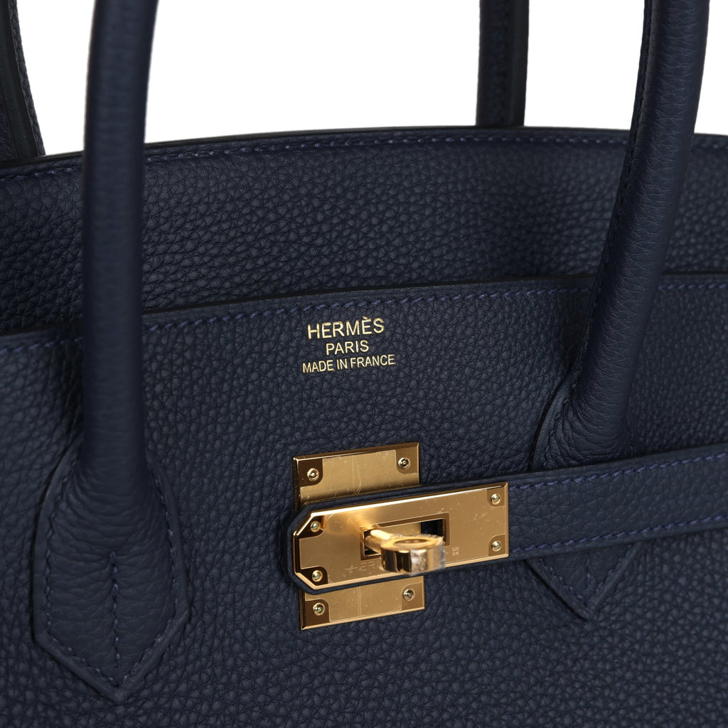 Birkin 35 Bleu Nuit Togo Gold Hardware