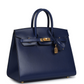 Birkins 25 Bleu Saphir Box Gold Hardware