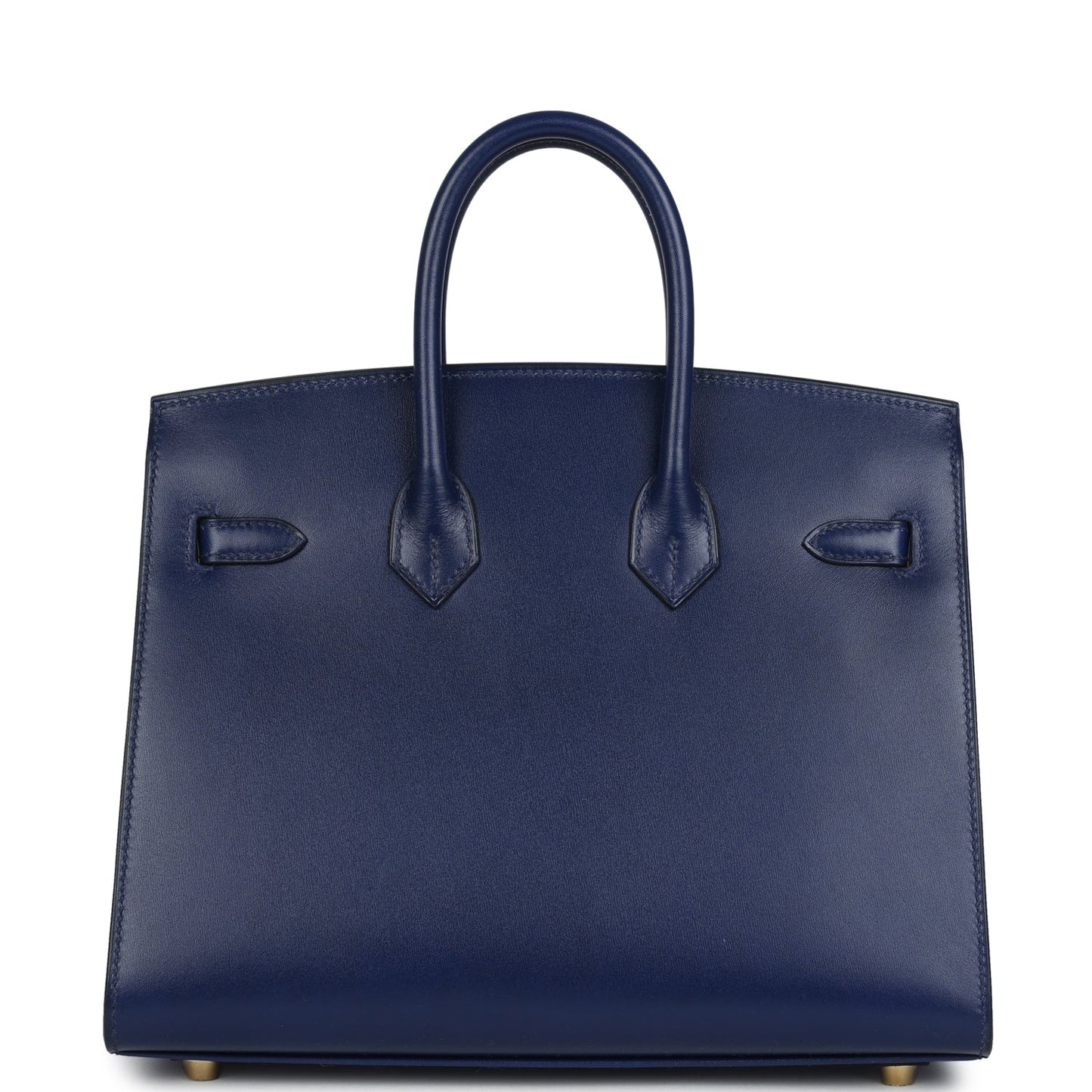 Birkin Sellier 25 Bleu Saphir Box Gold Hardware