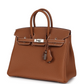 Birkins 25 Gold Togo Palladium Hardware