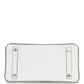 Hermès Special Order (HSS) Birkin 25 White and Etoupe Clemence Brushed Palladium Hardware