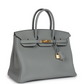 Birkin 35 Gris Mouette Togo Gold Hardware