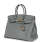 Birkin 35 Gris Mouette Togo Gold Hardware