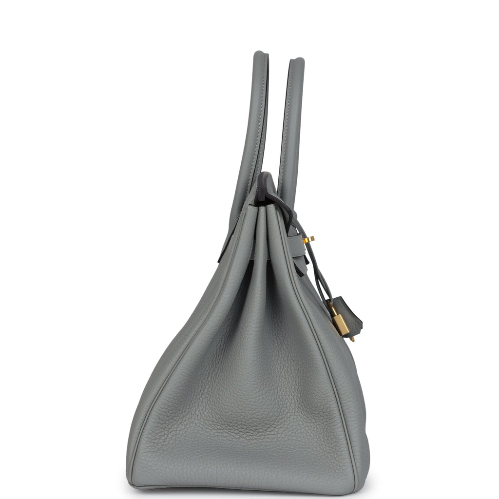 Birkin 35 Gris Mouette Togo Gold Hardware