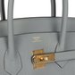 Birkin 35 Gris Mouette Togo Gold Hardware