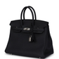 Birkins 25 Black Togo Palladium Hardware
