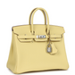 Birkin 25 Jaune Poussin Togo Palladium Hardware