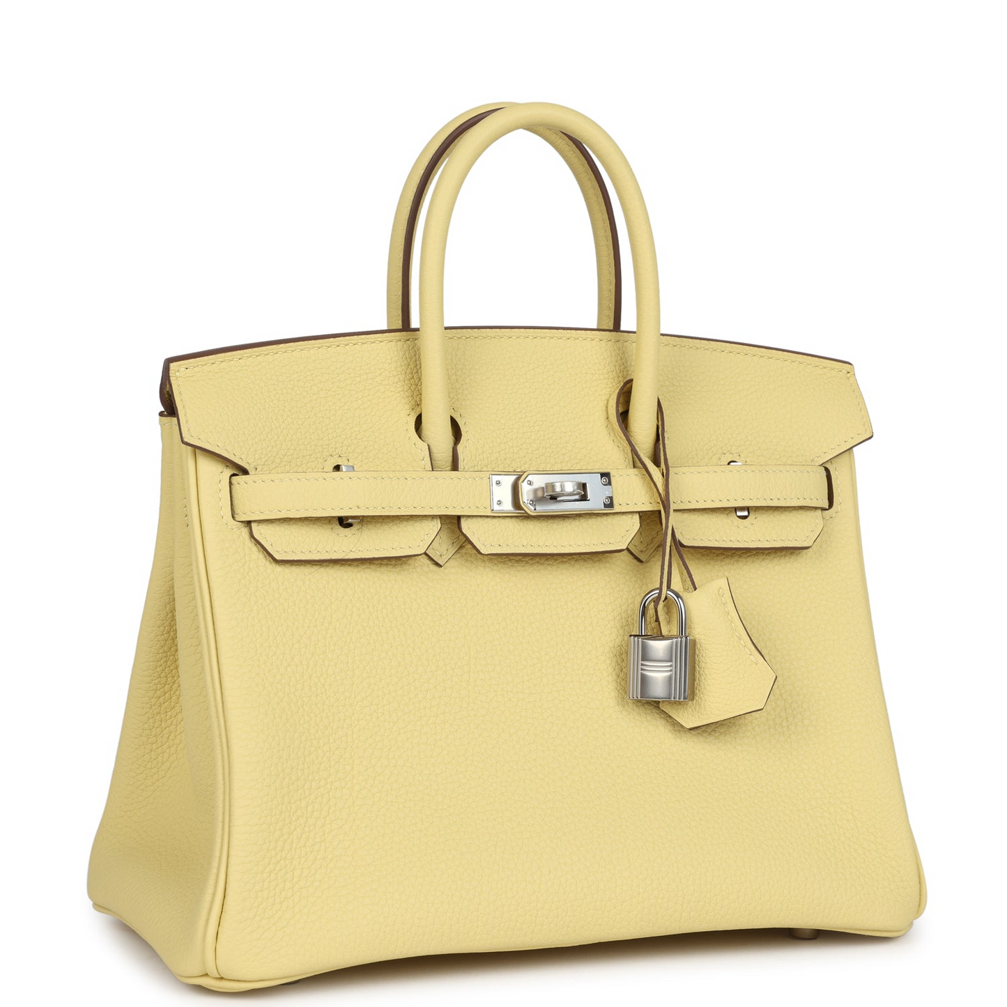 Birkin 25 Jaune Poussin Togo Palladium Hardware