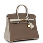 Hermès Special Order (HSS) Birkin 25 Etoupe and Craie Togo Gold Hardware