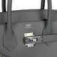 Birkin Sellier 30 Gris Meyer Madame Palladium Hardware