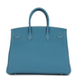 Birkin 35 Blue Jean Togo Gold Hardware