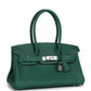 Shoulder Birkin Light 29 Vert Moyen Evercolor Palladium Hardware