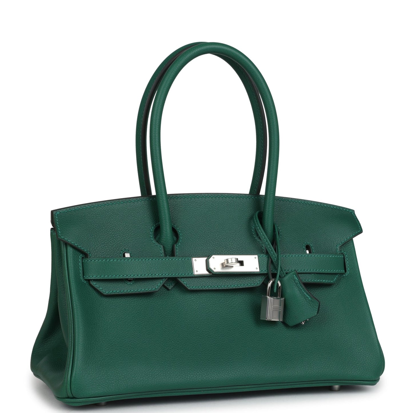 Shoulder Birkin Light 29 Vert Moyen Evercolor Palladium Hardware