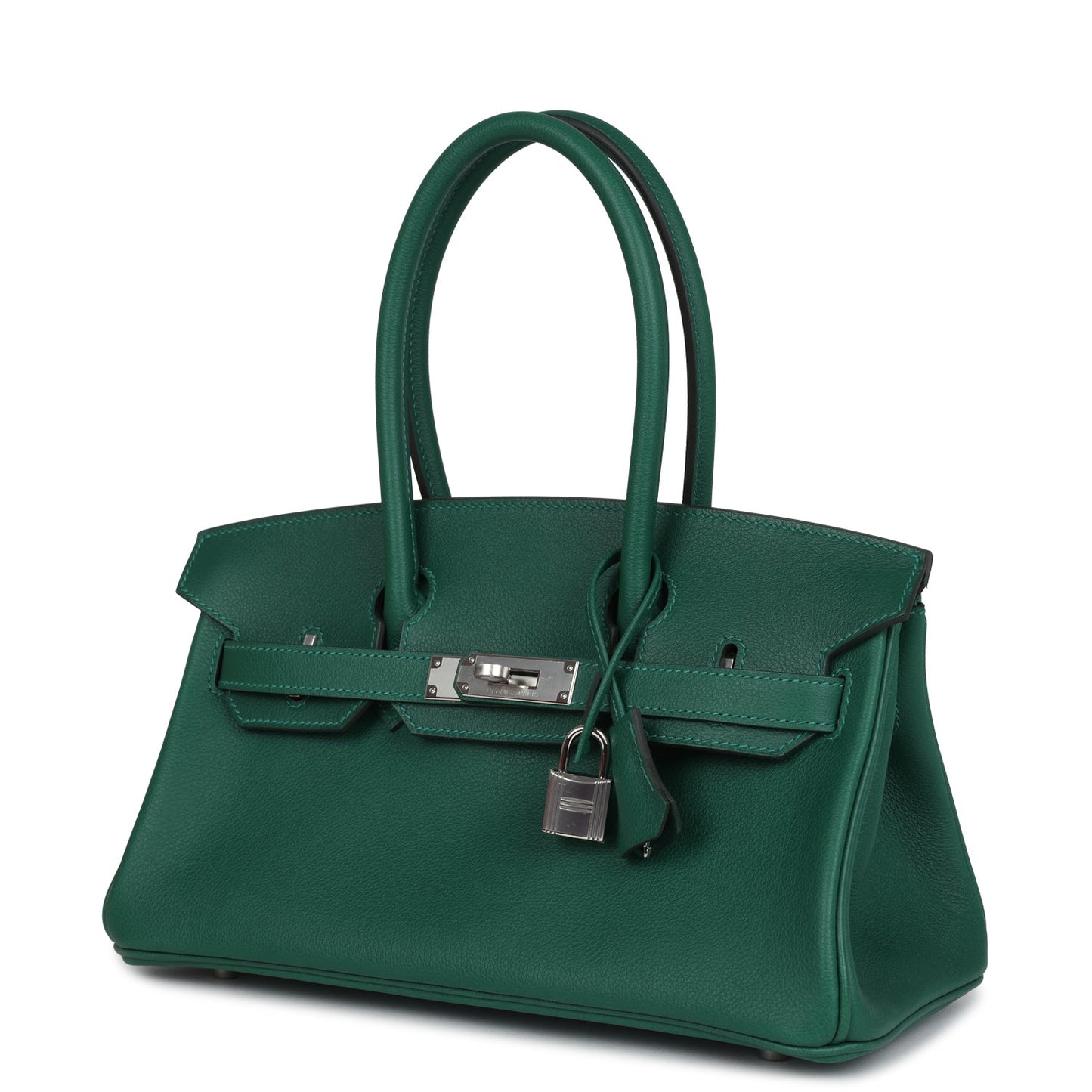 Shoulder Birkin Light 29 Vert Moyen Evercolor Palladium Hardware