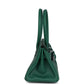 Shoulder Birkin Light 29 Vert Moyen Evercolor Palladium Hardware