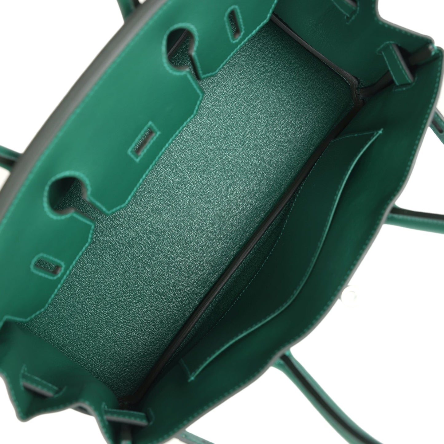 Shoulder Birkin Light 29 Vert Moyen Evercolor Palladium Hardware