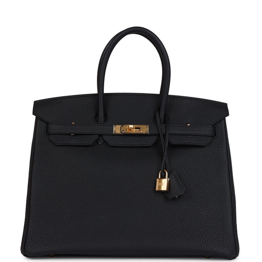 Birkin 35 Black Togo Gold Hardware