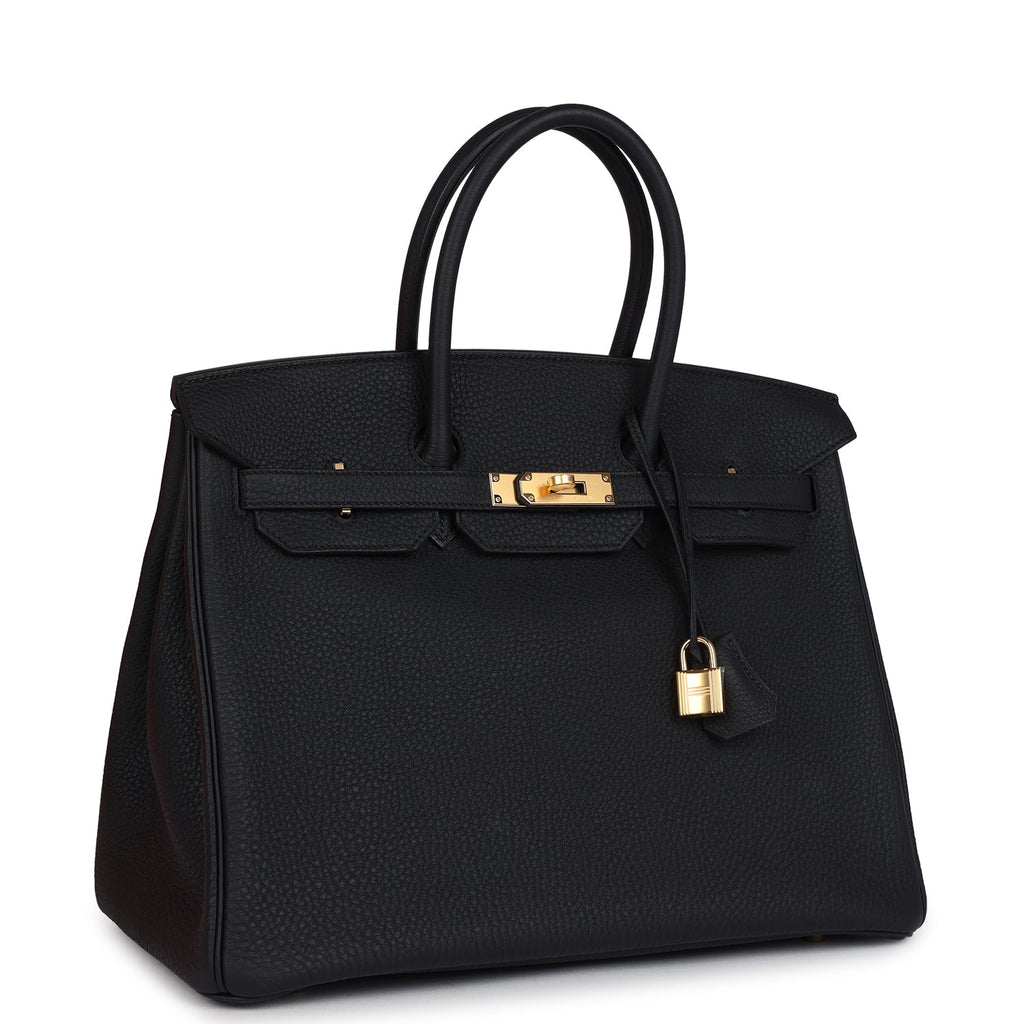 Birkin 35 Black Togo Gold Hardware