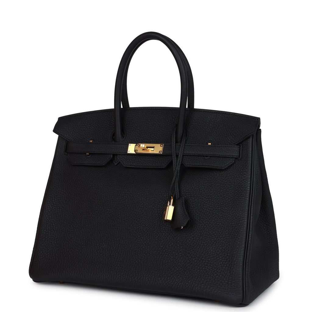 Birkin 35 Black Togo Gold Hardware