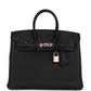 Birkins 25 Black Togo Rose Gold Hardware