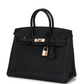 Birkins 25 Black Togo Rose Gold Hardware