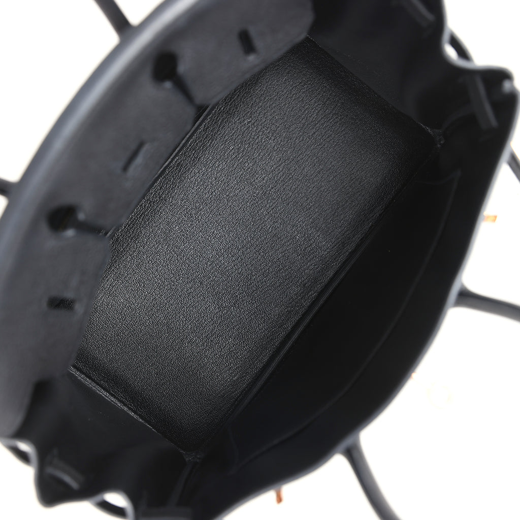 Birkins 25 Black Togo Rose Gold Hardware