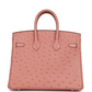 Birkin 25 Terre Cuite Ostrich Gold Hardware