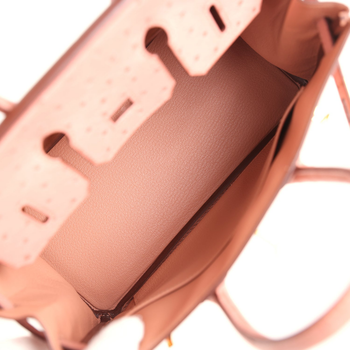 Birkin 25 Terre Cuite Ostrich Gold Hardware