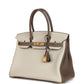 Hermès Special Order (HSS) Birkin 30 Etoupe and Craie Togo Brushed Gold Hardware