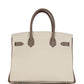 Hermès Special Order (HSS) Birkin 30 Etoupe and Craie Togo Brushed Gold Hardware