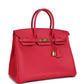 Birkin 35 Rose Extreme Epsom Gold Hardware