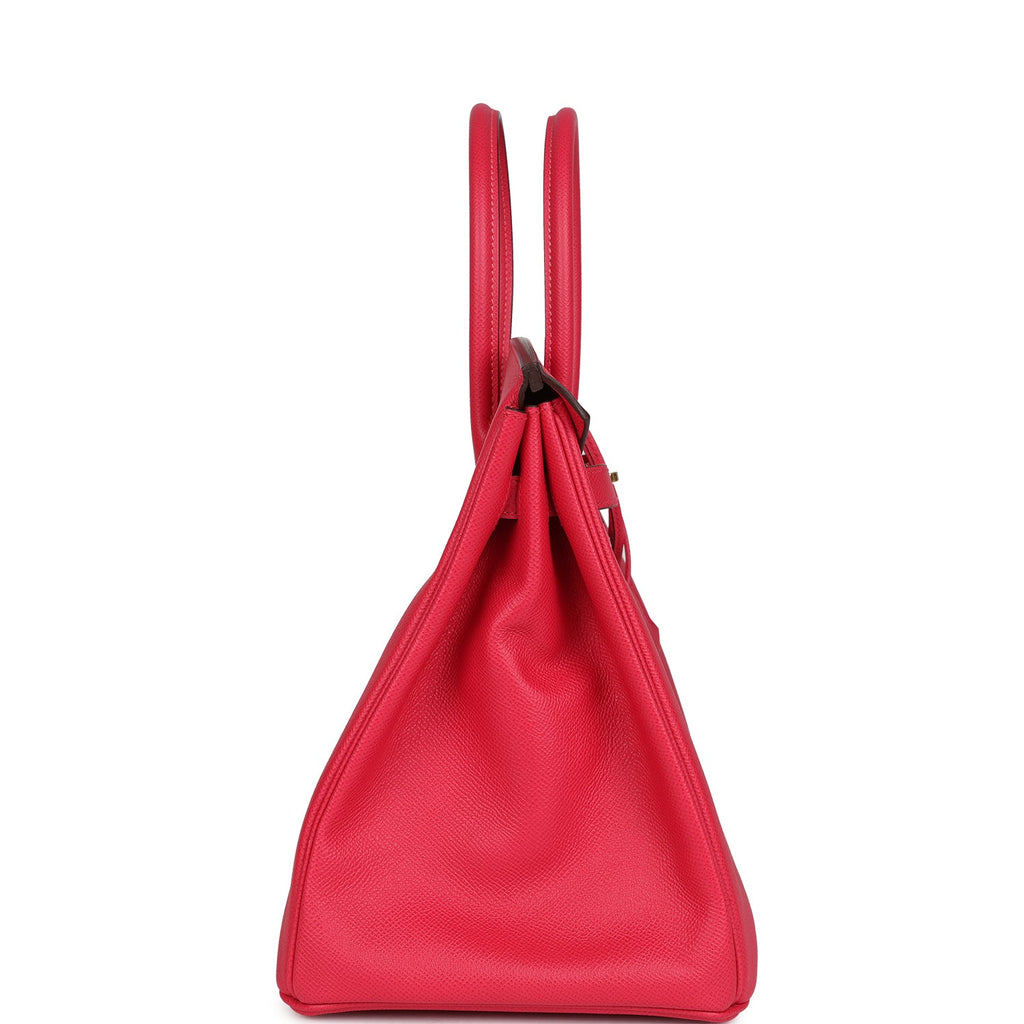 Birkin 35 Rose Extreme Epsom Gold Hardware