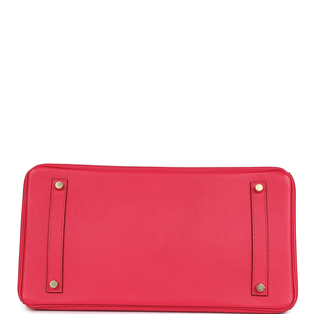 Birkin 35 Rose Extreme Epsom Gold Hardware