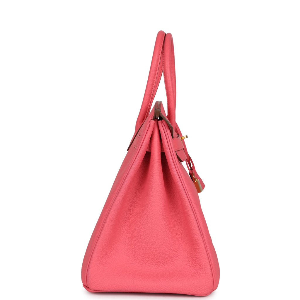 Birkin 35 Rose Lipstick Togo Gold Hardware