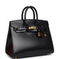 Birkins 25 Black Box Gold Hardware