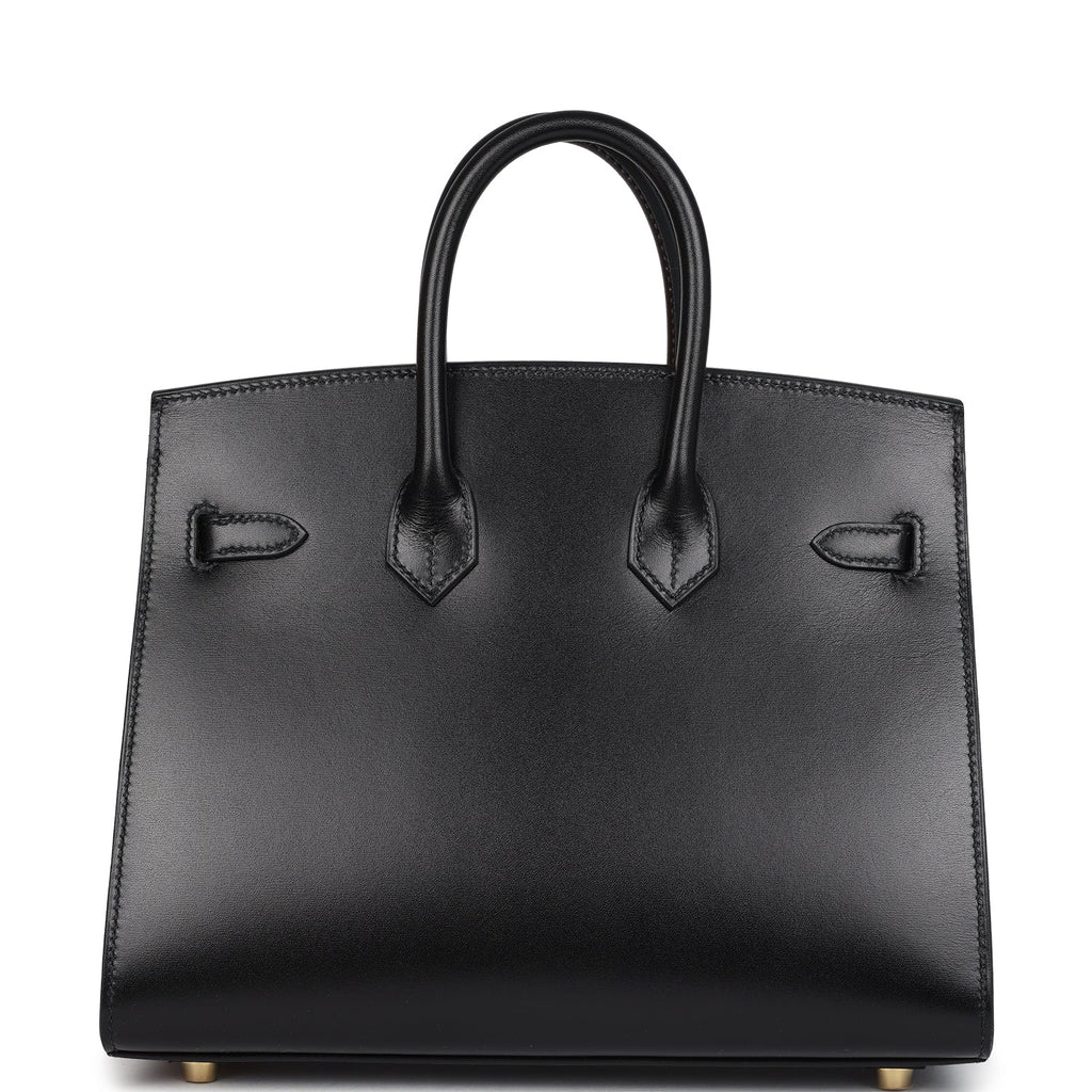 Birkins 25 Black Box Gold Hardware