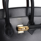 Birkins 25 Black Box Gold Hardware