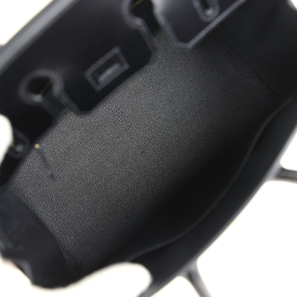 Birkins 25 Black Box Gold Hardware