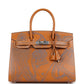 Birkin Sellier 30 "Zouaves Et Dragons" Naturel Sable Butler Palladium Hardware