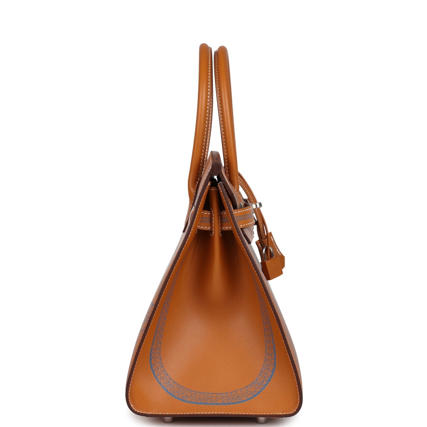 Birkin Sellier 30 "Zouaves Et Dragons" Naturel Sable Butler Palladium Hardware